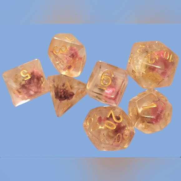 MTG MAGIC THE GATHERING PREMIUM 2 SIDED LIFE COUNTER & CUSDIE ROSE DICE ~ DND - Picture 5 of 7